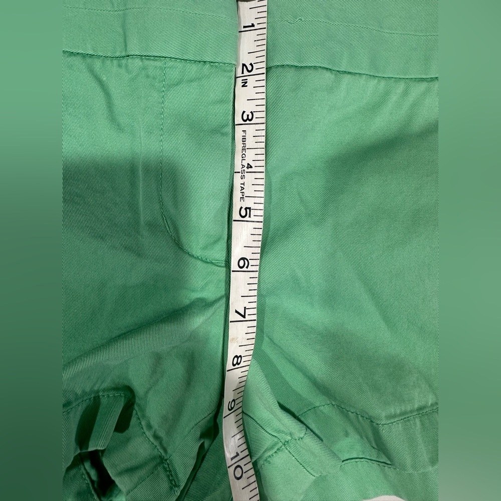 J. Crew Bright Green Low-Waist Cotton Shorts - Picture 6 of 6